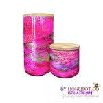 Midnight Pink Escapades LRG Canisters