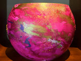 Midnight Pink Escapades LRG Moon Pot