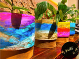 Sherbet Lagoon Timber Base Planters